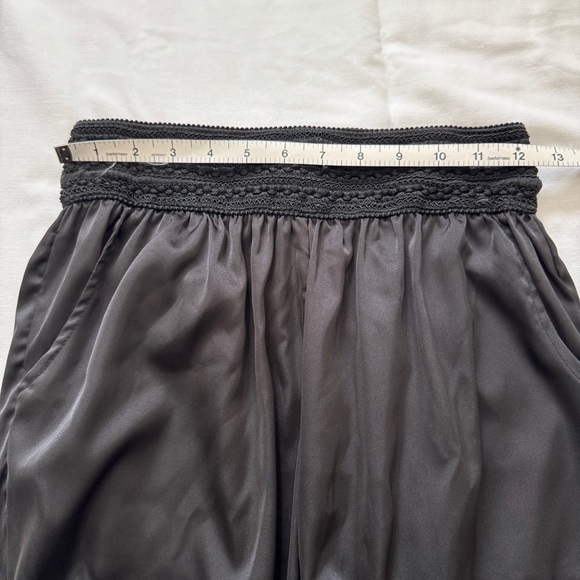 Loyd/Ford XS Black Satin Jogger Pants ~ Pull On Evening Cocktail Capsule Classic - Picture 6 of 9